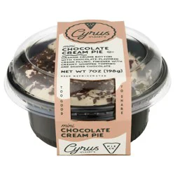 Cyrus O'Learys Chocolate Cream Pie, Single Serve