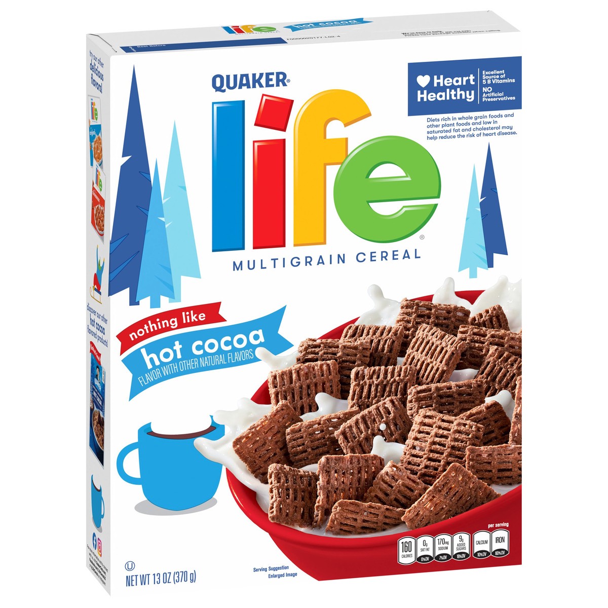 slide 2 of 8, Quaker Life Hot Cocoa Cereal, 13 oz