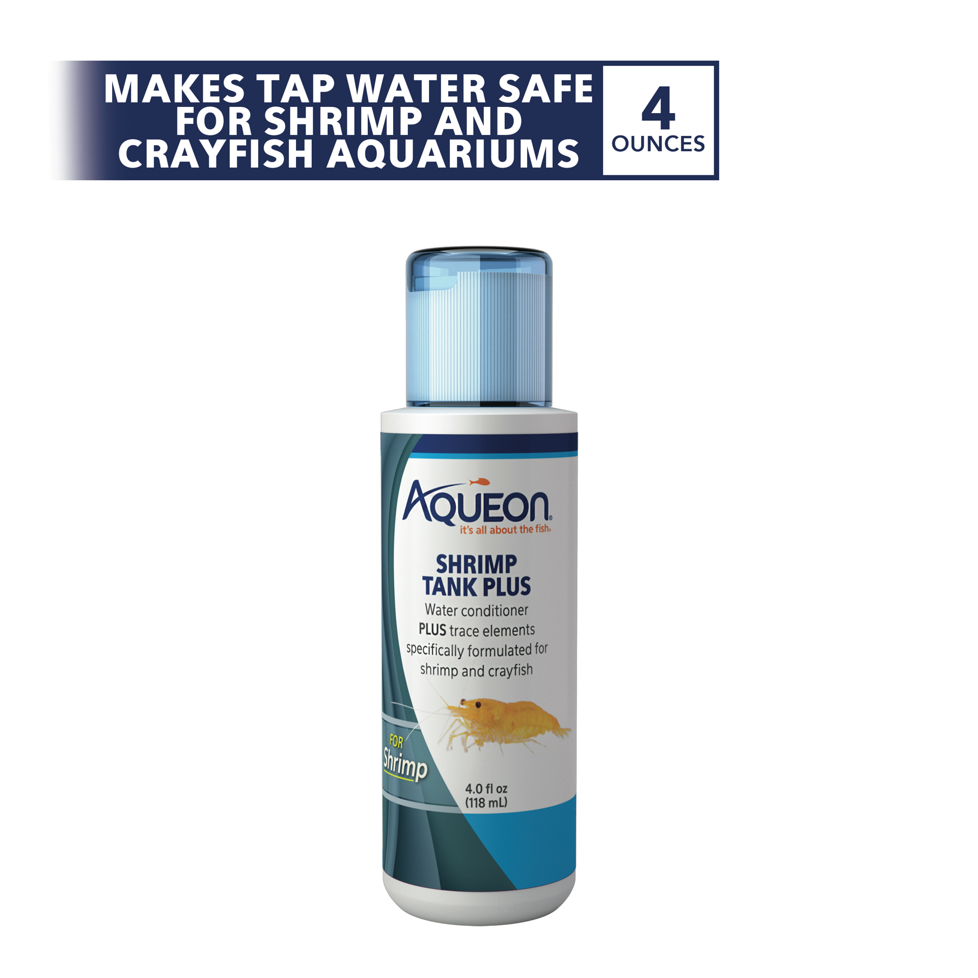 slide 6 of 7, Aqueon Shrimp Tank Plus 4 Fluid Ounces, 1 ct