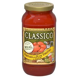 Classico Marinara Pasta Sauce with Plum Tomatoes & Olive Oil, 24 oz Jar