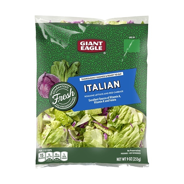 slide 1 of 1, Giant Eagle Italian Salad, 10 oz