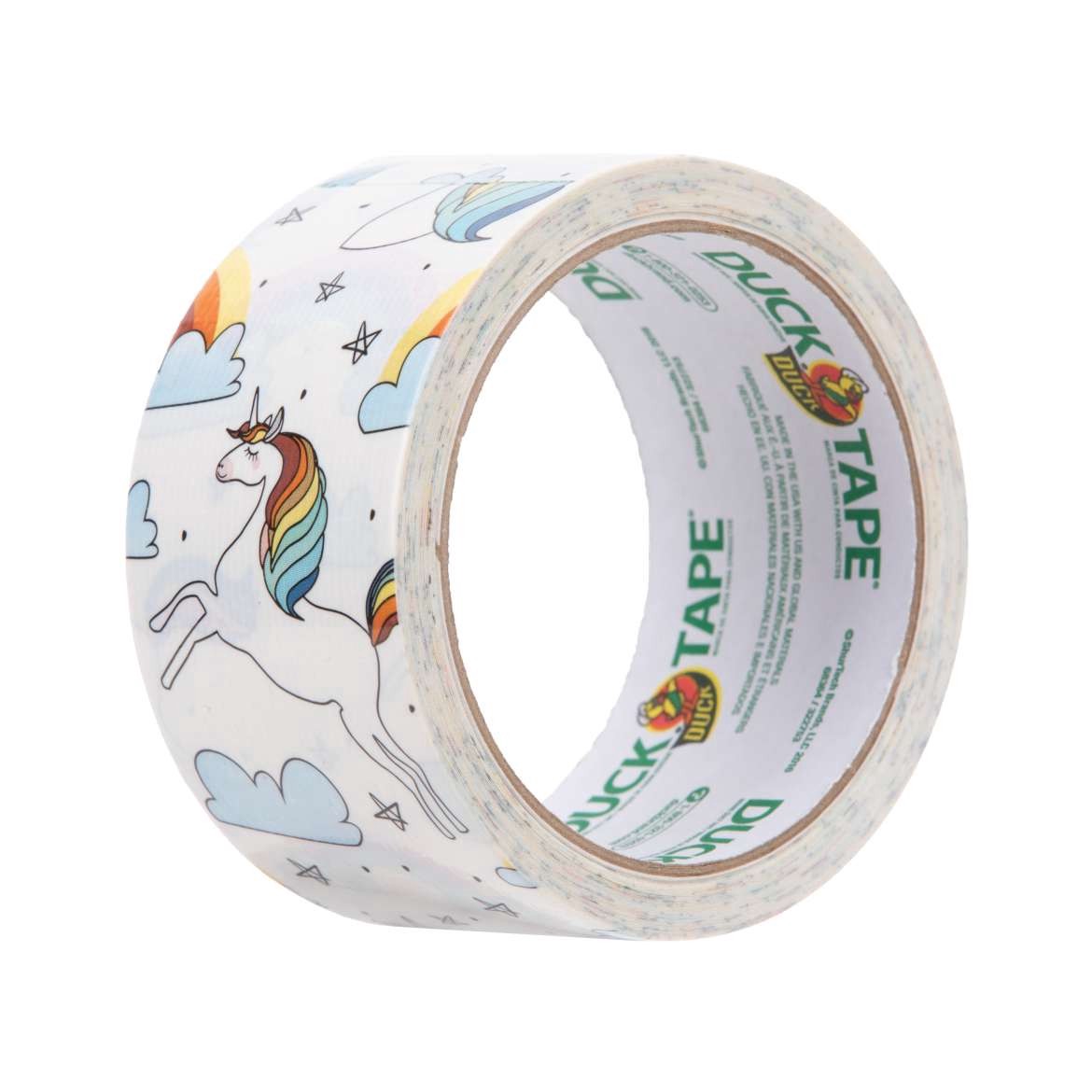 slide 4 of 4, Duck Brand Whimsical Unicorn Duct Tape, 1.88 in x 10 yd