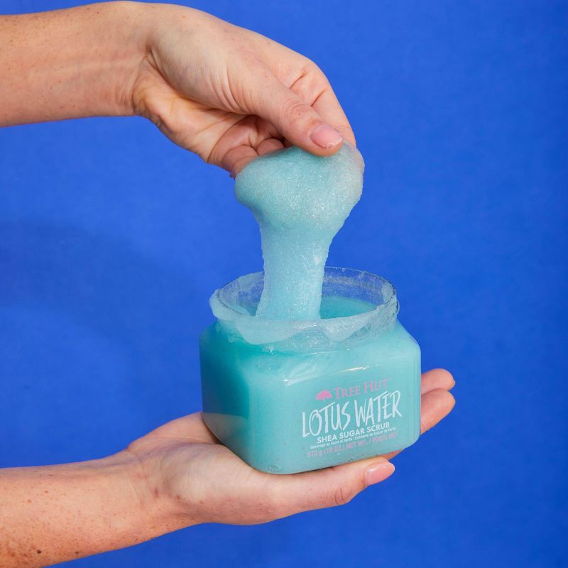 slide 11 of 12, Tree Hut Shea Sugar Lotus Water Scrub 18 oz, 18 oz