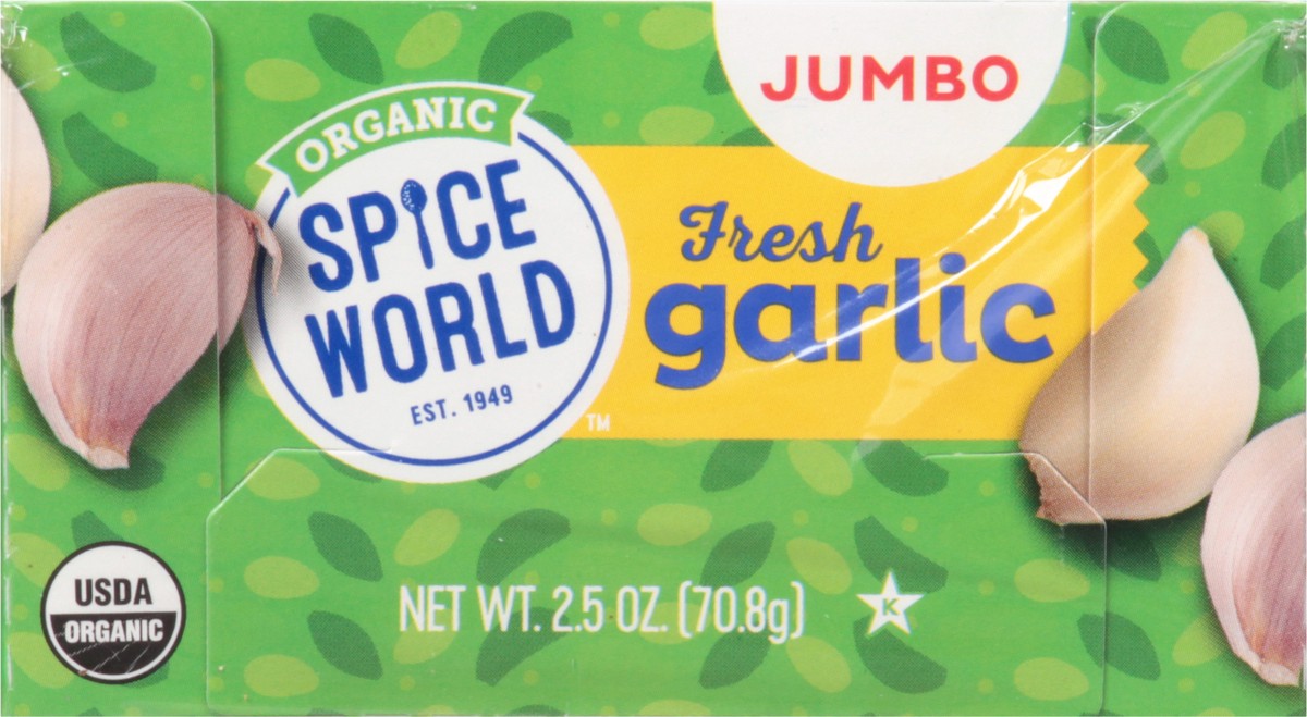 slide 10 of 10, Spice World Organic Fresh Jumbo Garlic 2.5 oz, 2.5 oz