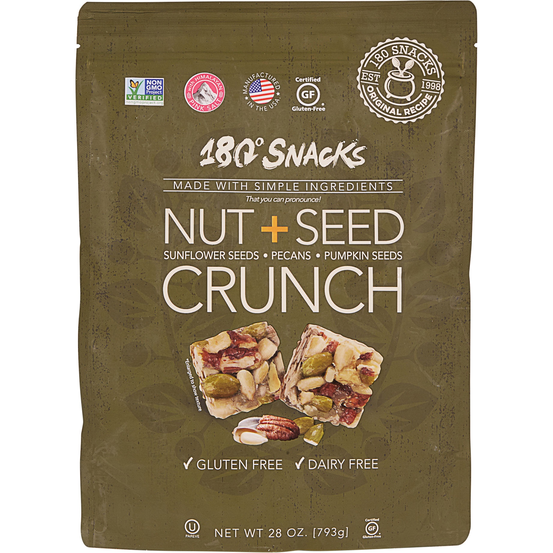 slide 1 of 1, 180 Snacks Nut+Seed Sunflower, Pecans, Pumpkin Seeds, 28 oz