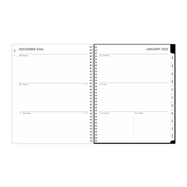 slide 7 of 8, 2025 Blue Sky Weekly/Monthly Planning Calendar, 8-1/2"" X 11"", Rising Clear, January To December, 148903, 1 ct