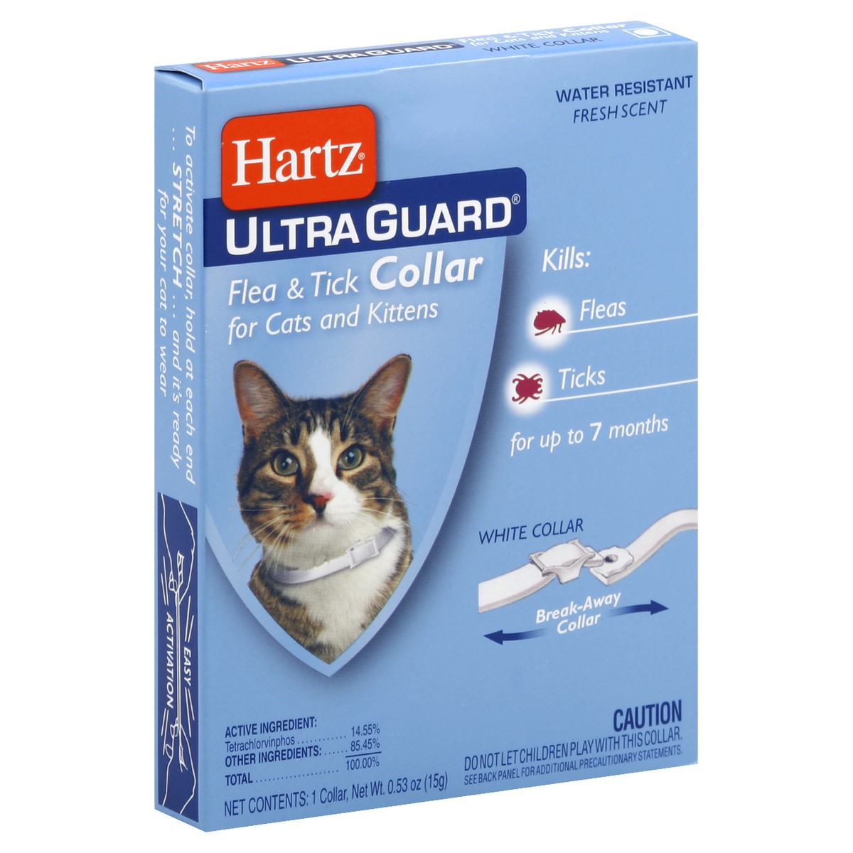 slide 2 of 4, Hartz Cat Flea And Tick Collar, 1 ct