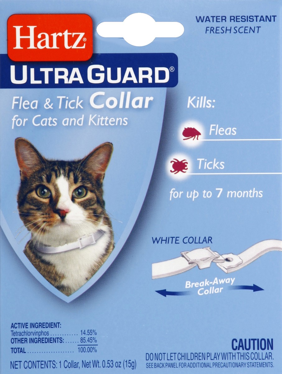 slide 1 of 4, Hartz Cat Flea And Tick Collar, 1 ct