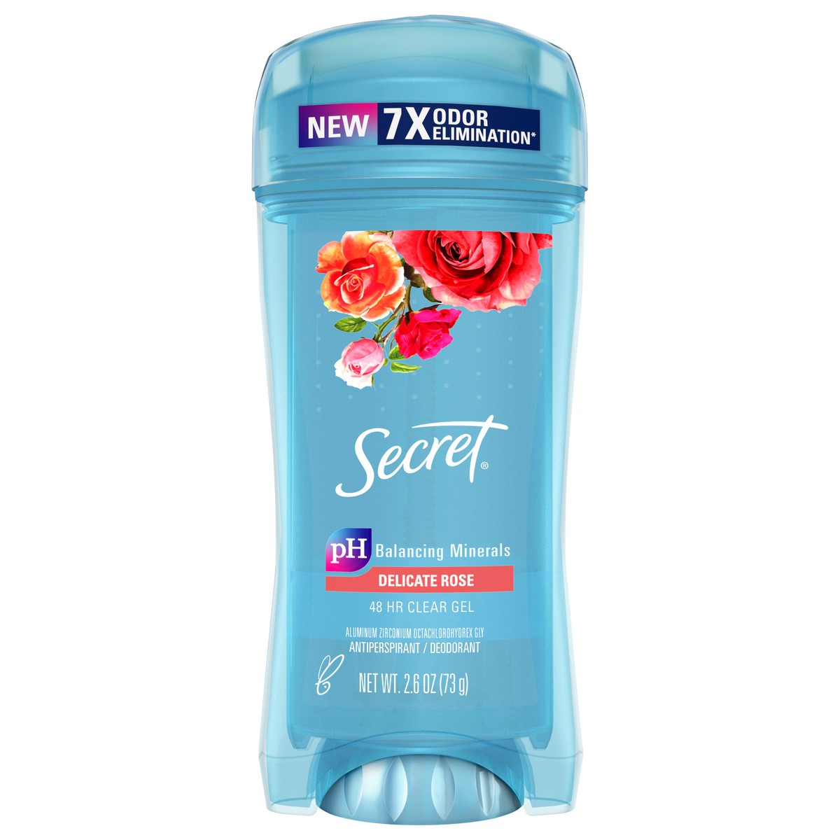 slide 1 of 3, Secret Fresh Clear Gel Antiperspirant and Deodorant for Women - Delicate Rose - 2.6oz, 2.6 oz