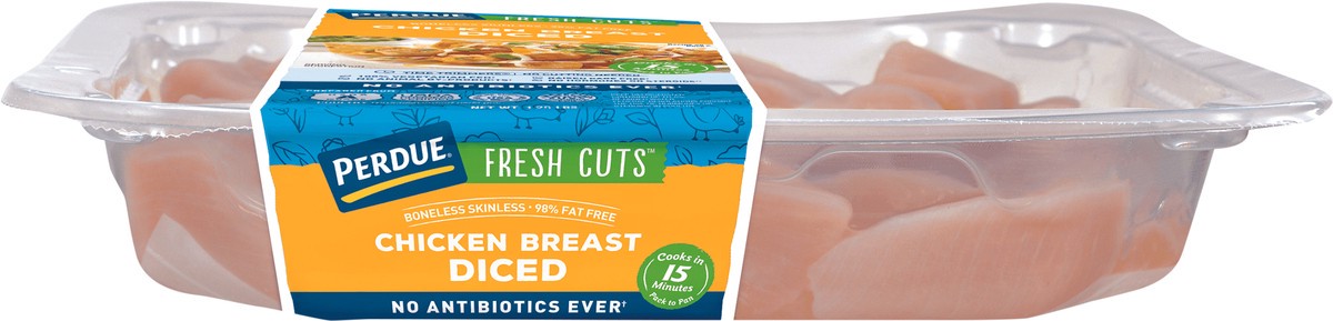 slide 4 of 4, PERDUE FRESH CUTS Diced Boneless Skinless Chicken Breast, 1.25 lb, 1.25 lb
