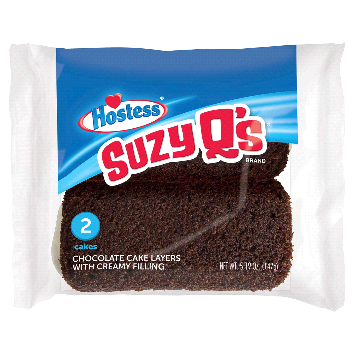 slide 1 of 1, Hostess Chocolate SuzyQ Single-Serve, 3.03 oz