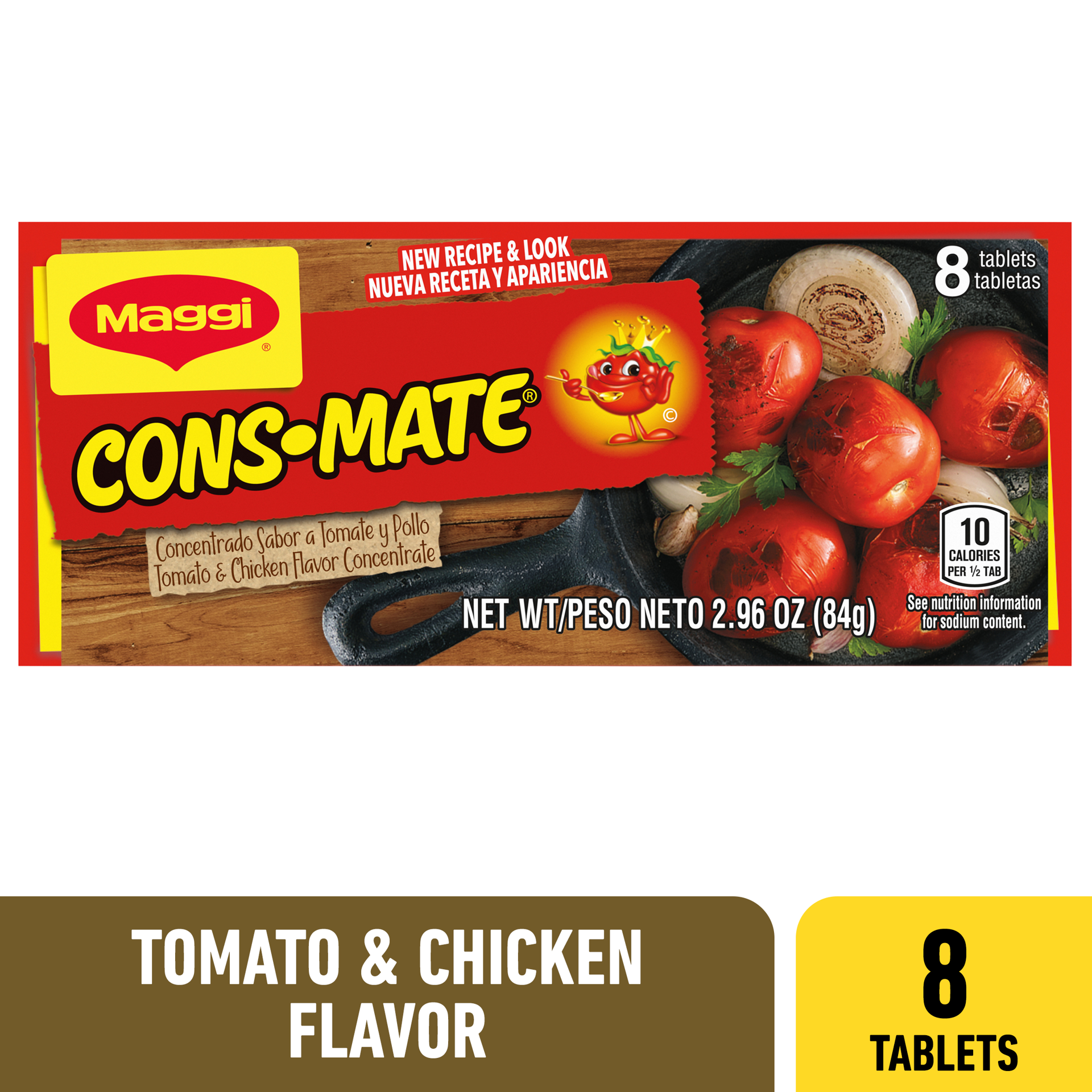 slide 1 of 6, Maggi Consomate Tomato and Chicken Flavor Concentrate, 2.96 oz