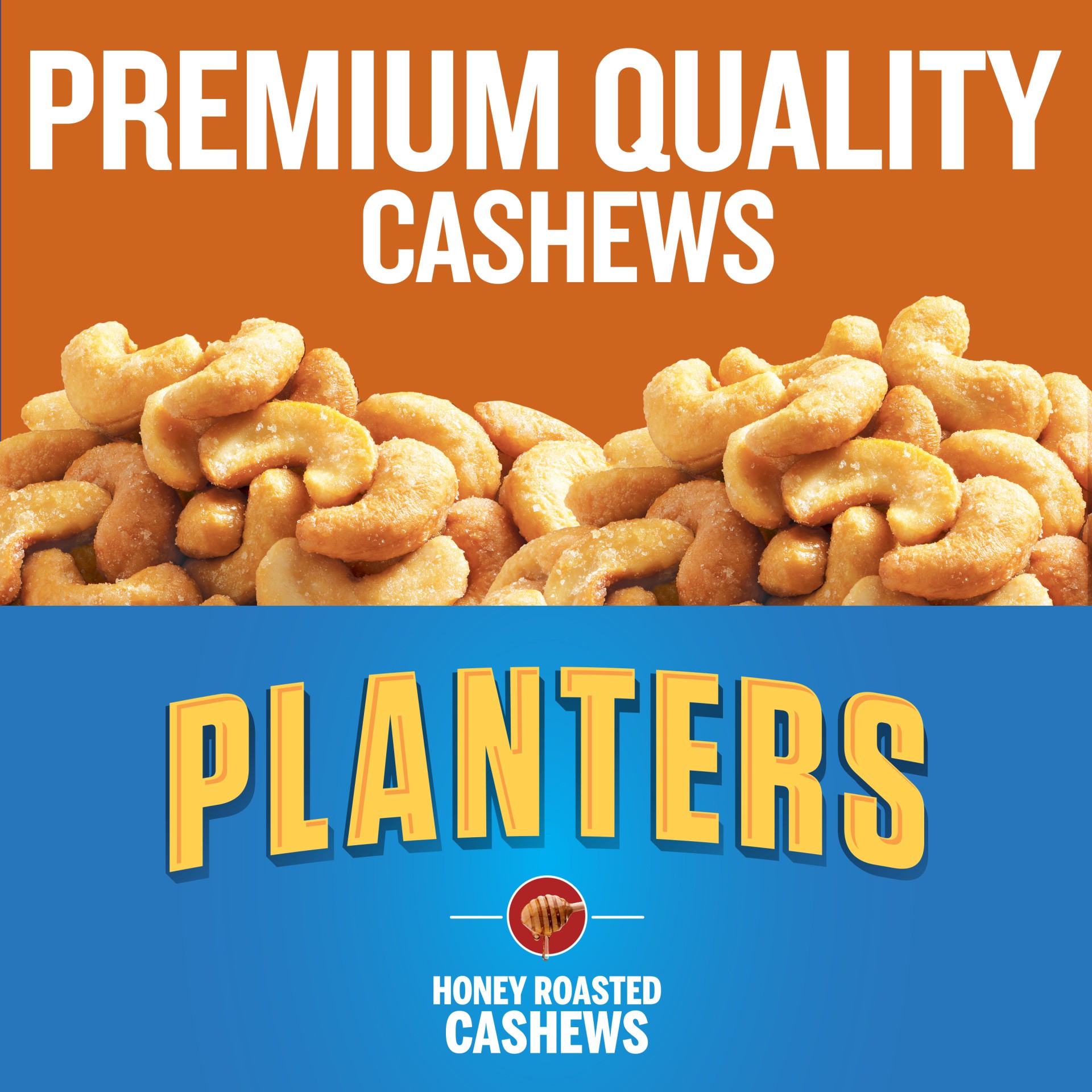 slide 9 of 10, Planters Honey Roasted Cashews, 18 ct Box, 1.5 oz Packs, 1.69 lb