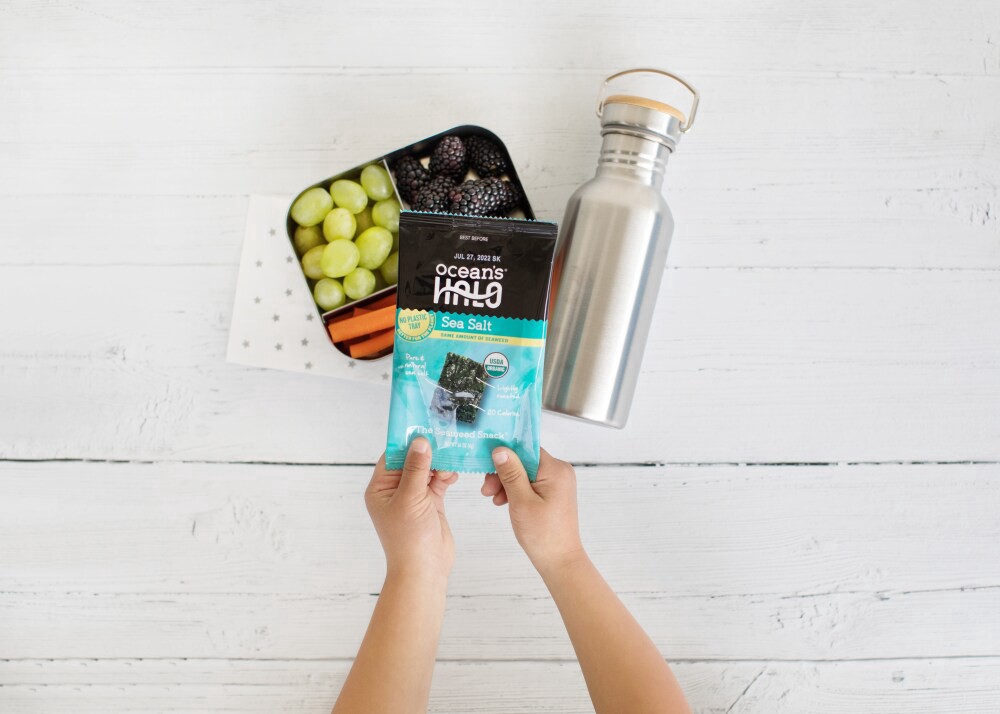 slide 2 of 4, Ocean's Halo Seaweeds Salt Snack, 