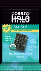 Ocean's Halo Sea Salt Seaweed Snack 0.14 oz