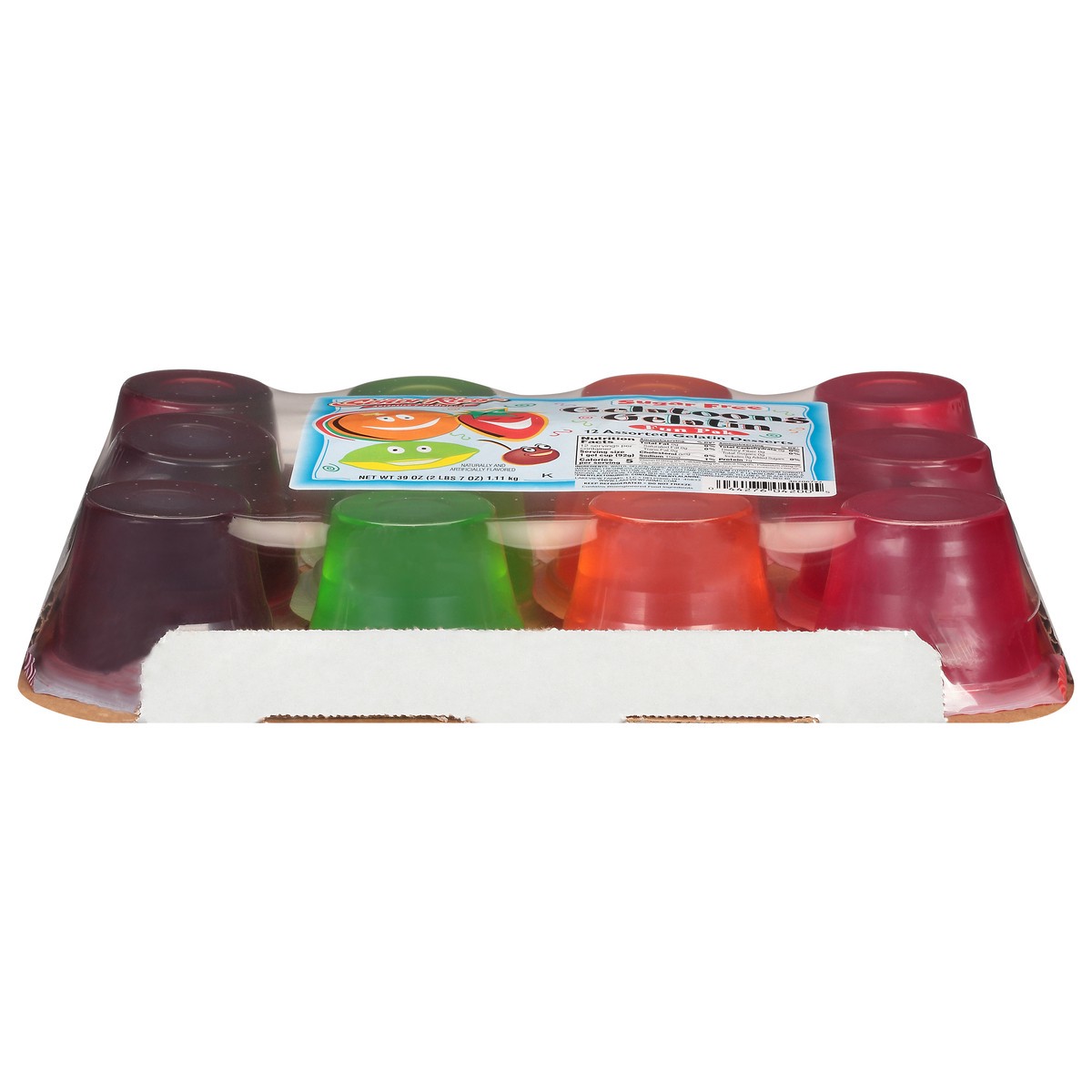 slide 1 of 13, Senor Rico Sugar Free Gelatoons Gelatin Fun Pak, 12 ct