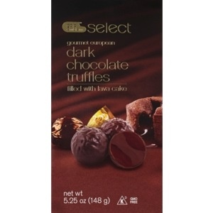 slide 1 of 1, CVS Gold Emblem Select Gourmet European Dark Chocolate Truffles, 5.25 oz