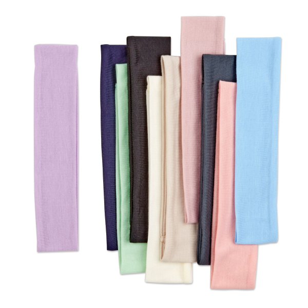 slide 5 of 5, scünci All Hair Headwraps 10 ea, 10 ct