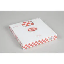 Handy Wacks Red & White Gingham Design Basket Liners - 12" x 12"