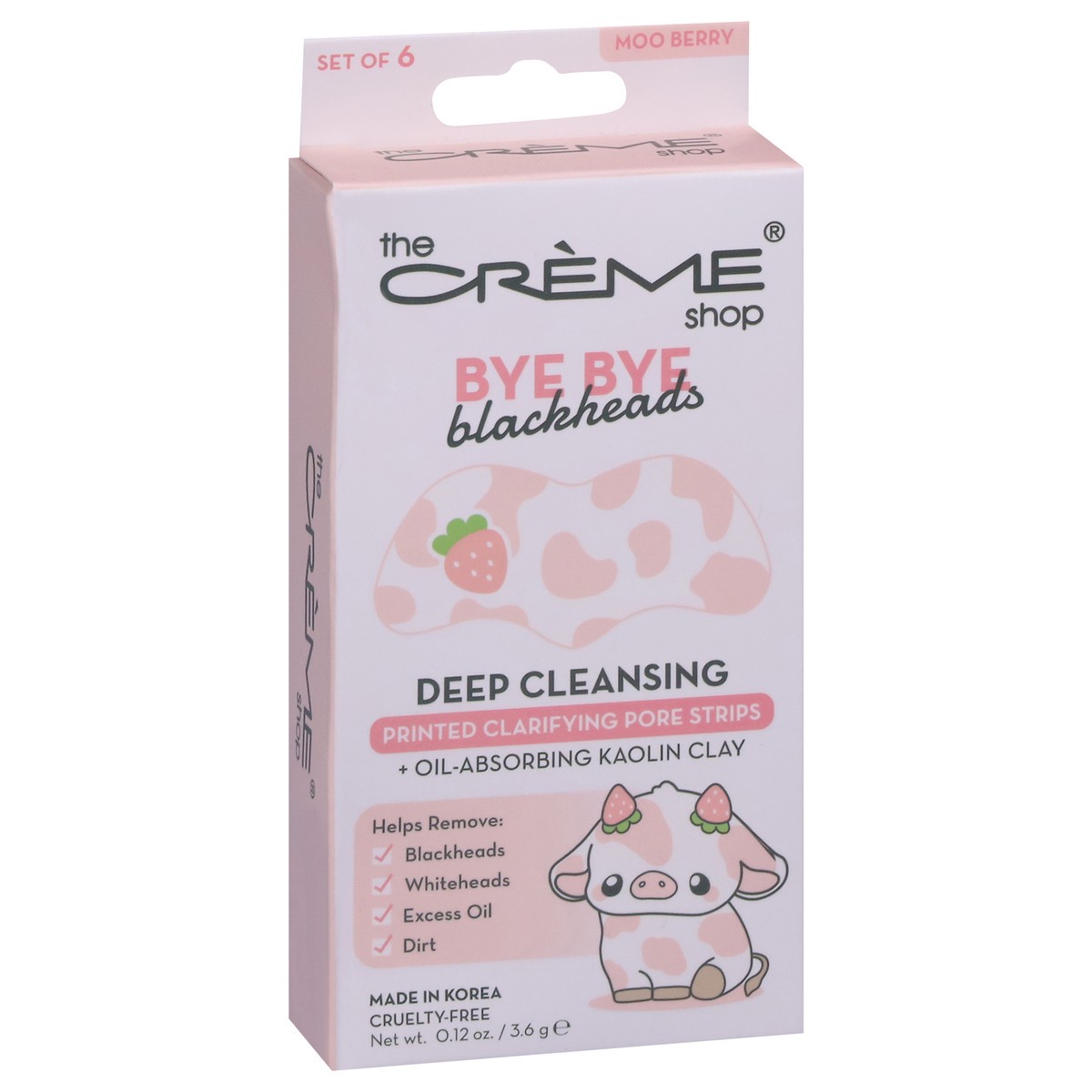 slide 5 of 13, The Crème Shop Deep Cleansing Printed Clarifying Pore Strips 6 Pieces 0.12 oz, 0.12 oz