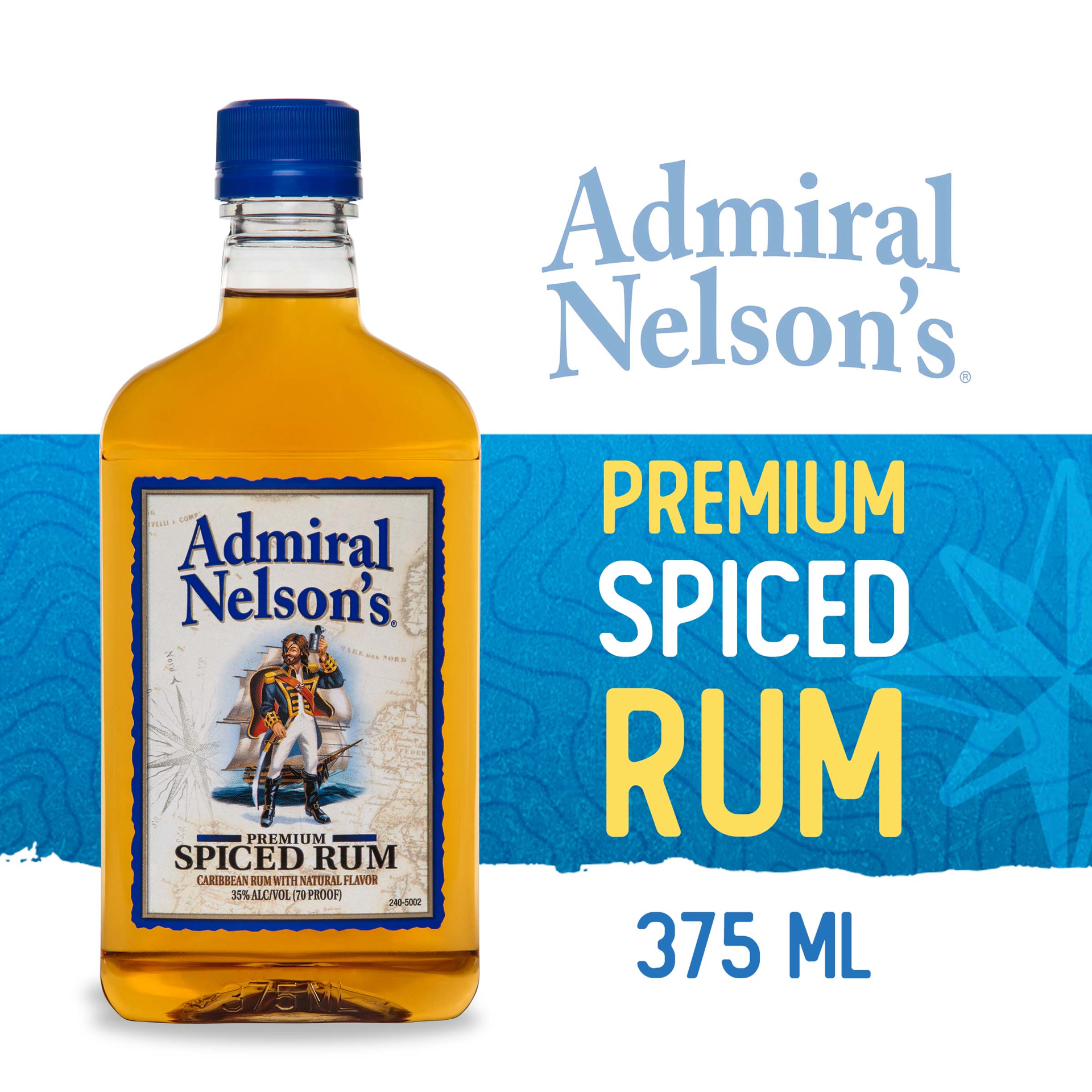 slide 3 of 3, Admiral Nelson's Spice Rum, 375 ml