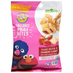 Earth's Best Organic Peanut Butter & Strawberry Flavored PB&J Bites 3.17 oz