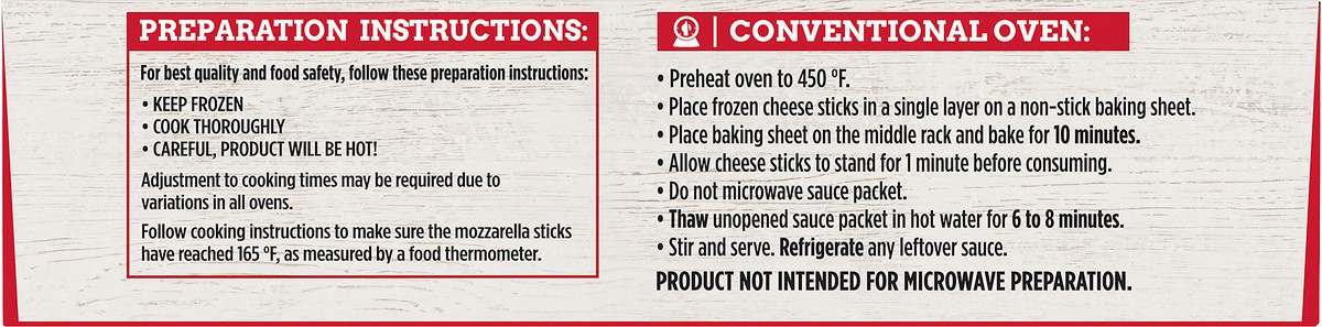 slide 5 of 9, T.G.I. Fridays TGI Fridays Mozzarella Sticks Frozen Snacks with Marinara Sauce, 11 oz Box, 11 oz