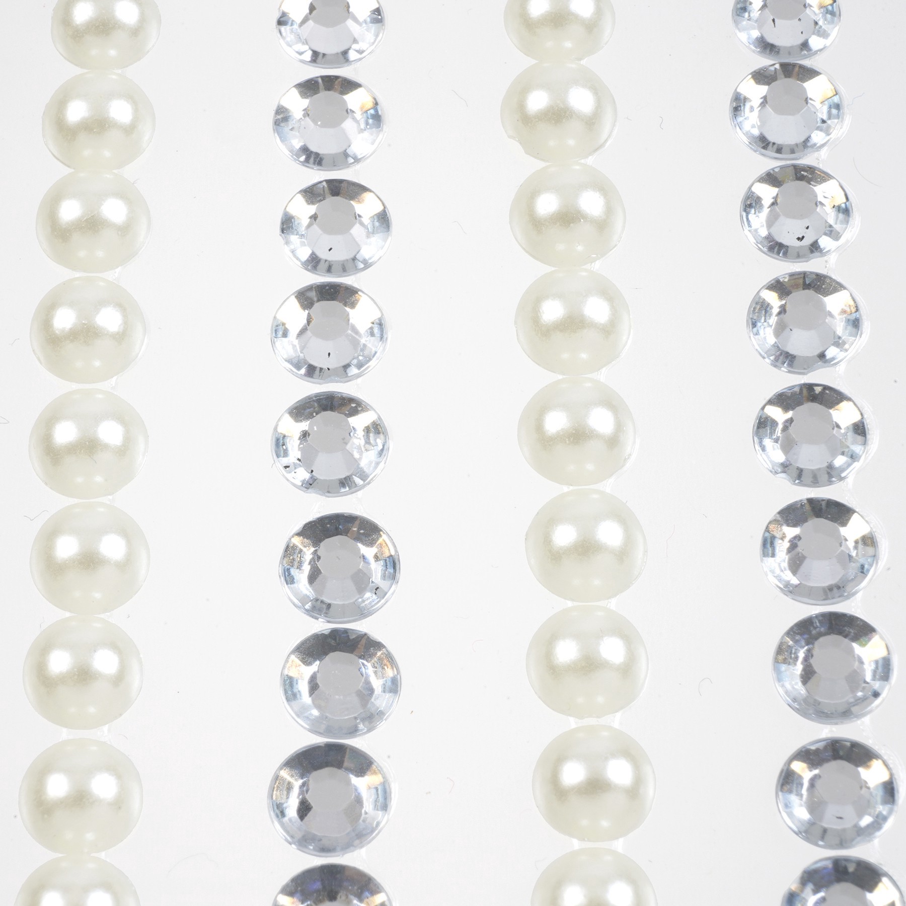 slide 2 of 4, Rhinestone And Pearl Borders By Recollections, includes 5 ct