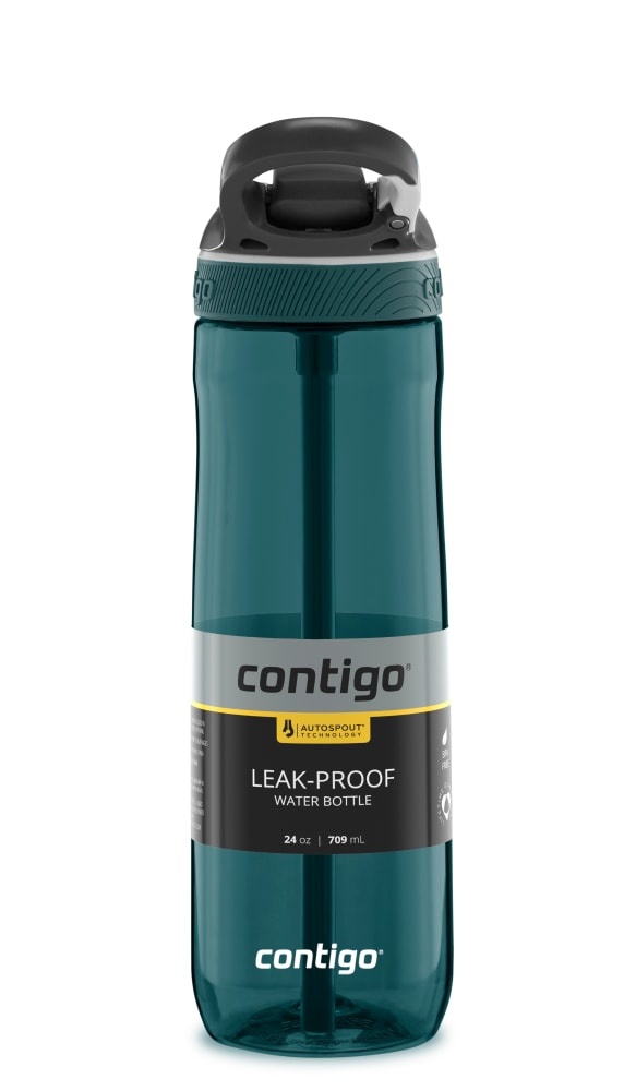 slide 1 of 1, Contigo Ashland Water Bottle - Dark Green, 24 oz