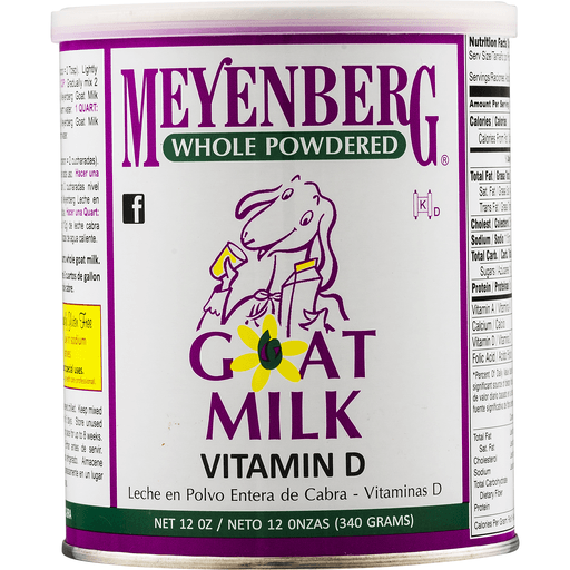 slide 4 of 9, Meyenberg Whole Powdered Goat Milk Vitamin D, 12 oz