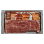 slide 1 of 1, Harris Teeter Sliced Hickory Smoked Bacon, 16 oz