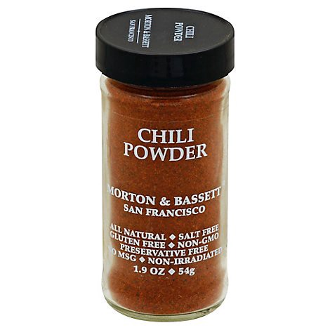 slide 1 of 1, Morton & Bassett Chili Powder - 1.9 Oz, 1.9 oz