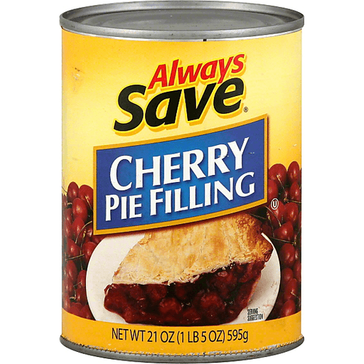 slide 1 of 1, Always Save Cherry Filling, 21 oz