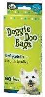 slide 1 of 1, Four Paws Lime Colored Doggie Doo Bags, 60 ct