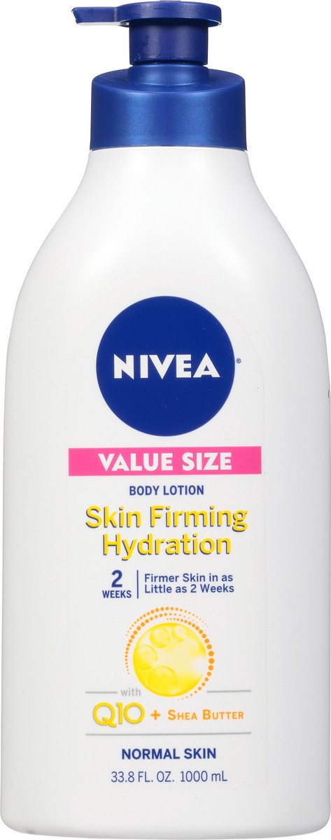 slide 5 of 12, Nivea Skin Firming Hydration Body Lotion 33.8 fl oz, 33.8 fl oz