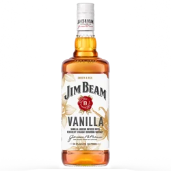 Jim Beam Vanilla Liqueur with Kentucky Straight Bourbon Whiskey 1 L