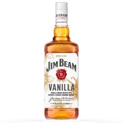 Jim Beam Vanilla Liqueur with Kentucky Straight Bourbon Whiskey 1 L