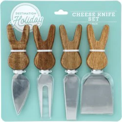Destination Holiday Bunny Cheese Knife Set