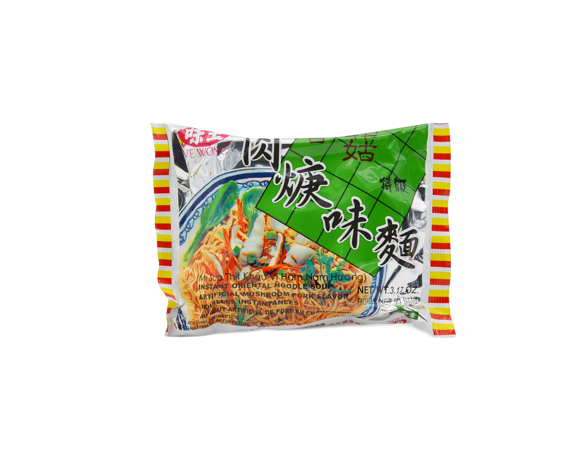 slide 1 of 1, Ve Wong Instant Noodle Mushroom Pork, 3.17 oz