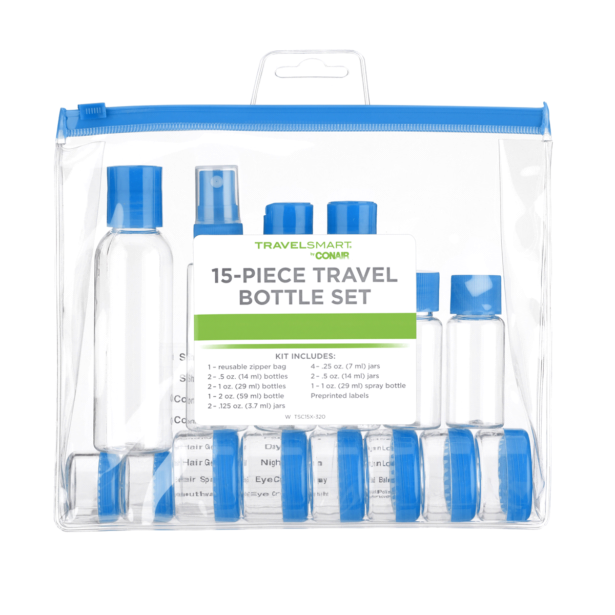 1-Quart Zip-Top Bag with Bottles