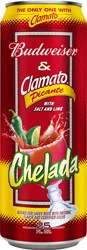 Budweiser & Clamato Picante Chelada Beer 25 oz