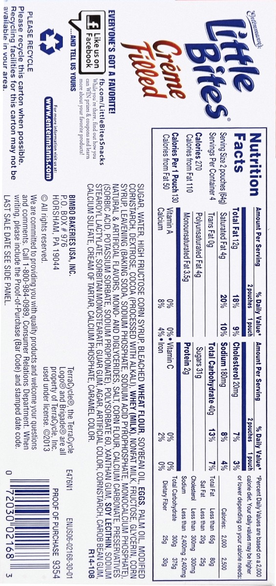 slide 3 of 5, Entenmann's Cupcakes 8 ea, 8 ct