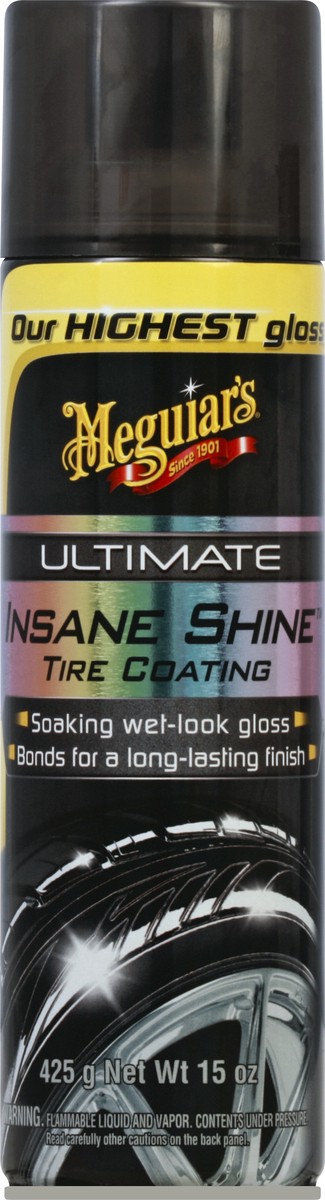 slide 5 of 7, Meguiar's Ultimate Insane Tire Shine, 15 oz