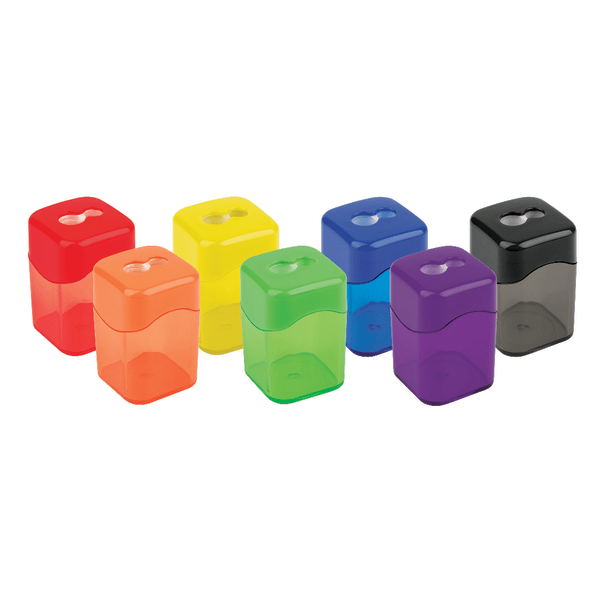 slide 1 of 9, Office Depot Brand Manual Pencil Sharpeners, Assorted Colors, 1 ct