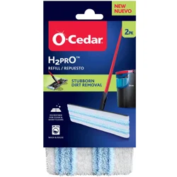 O-Cedar H2Pro Flat Mop System Refill 1 Count