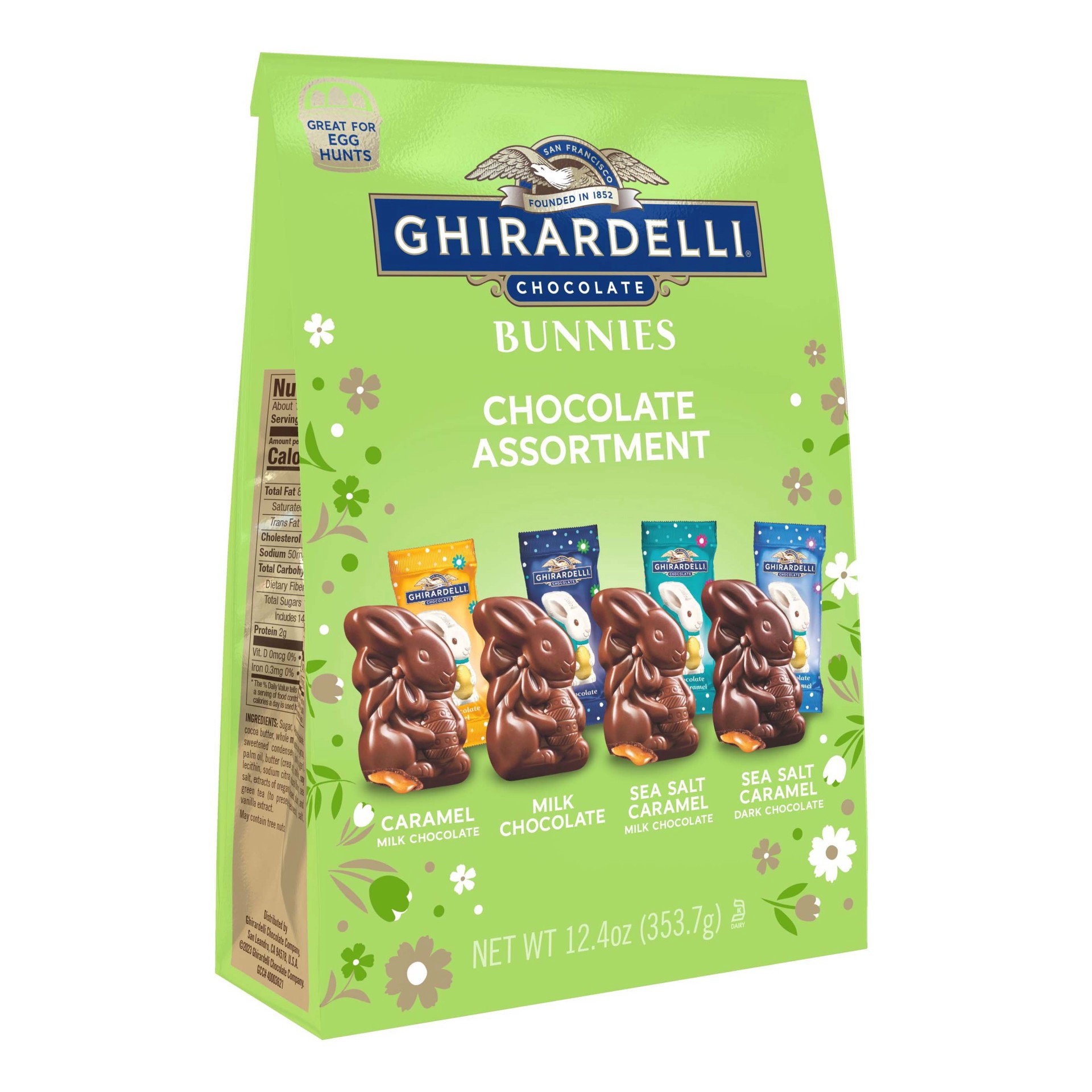 slide 1 of 1, GHIRARDELLI Bunnies Chocolate Assortment, 12.4 oz Bag, 12.4 oz
