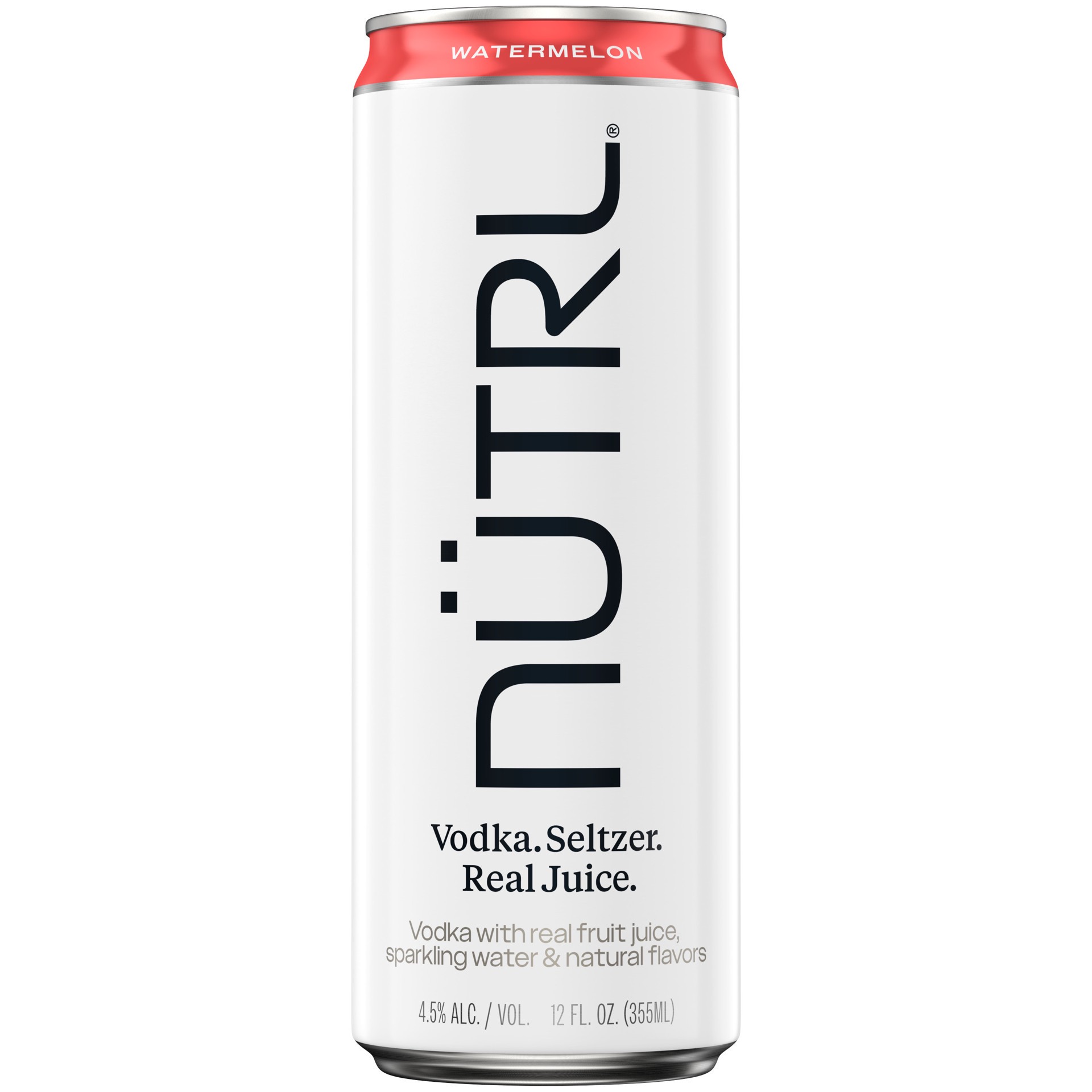 slide 2 of 2, Nutrl Watermelon Vodka Seltzer 12 fl oz Can, 1 ct