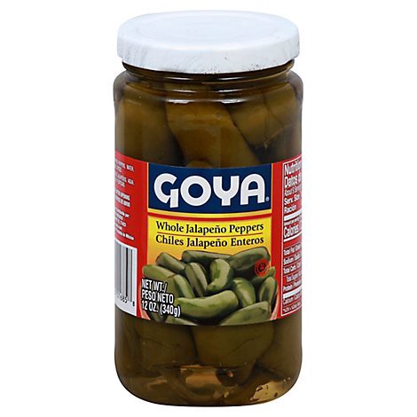 slide 1 of 1, Goya Peppers Jalapeno Whole- 12 oz, 12 oz