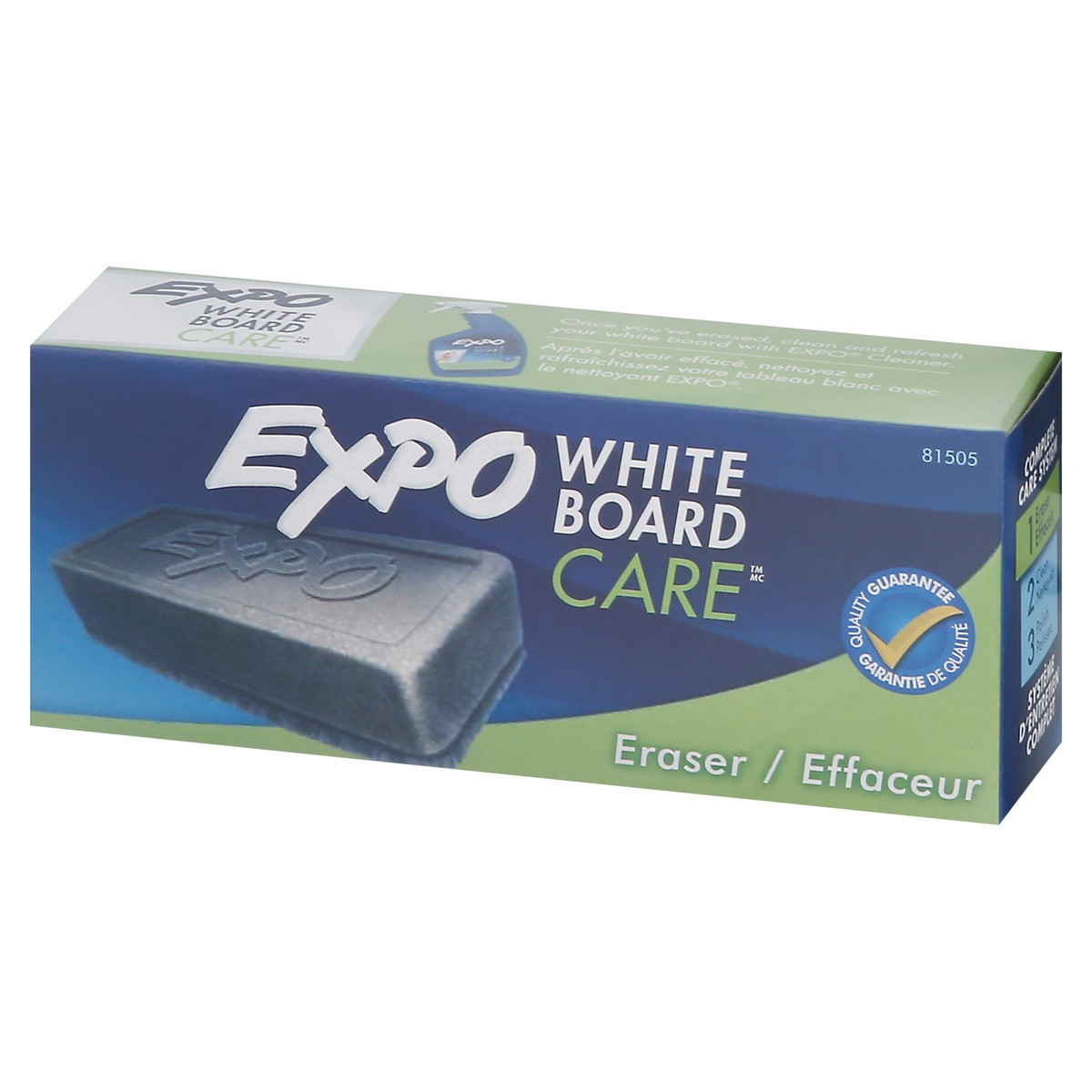 slide 8 of 9, Expo Block Eraser Dry Erase Whiteboard Board Eraser, Soft Pile, 1 ct