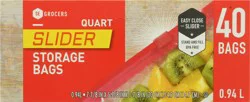 Se Grocers Qt Slider Bags